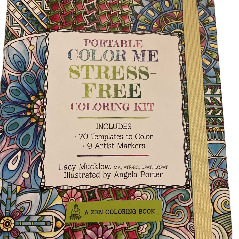 NWT Purse Sized Zen Coloring Book